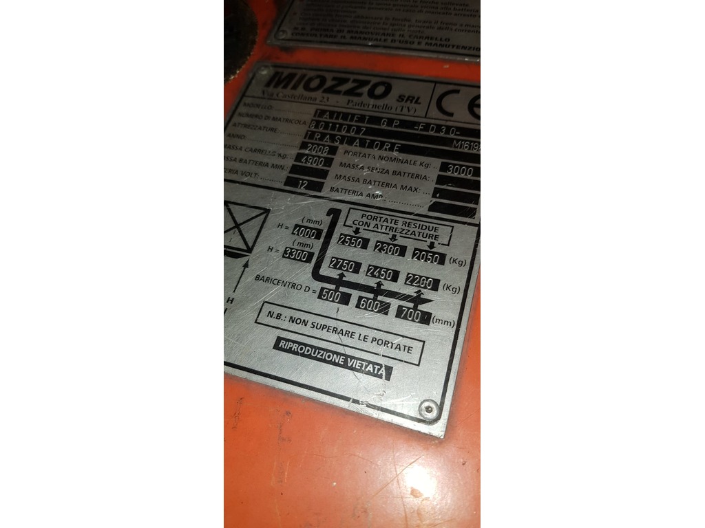 MULETTO DISEL MIOZZO 30 QUINTALI in vendita - foto 3