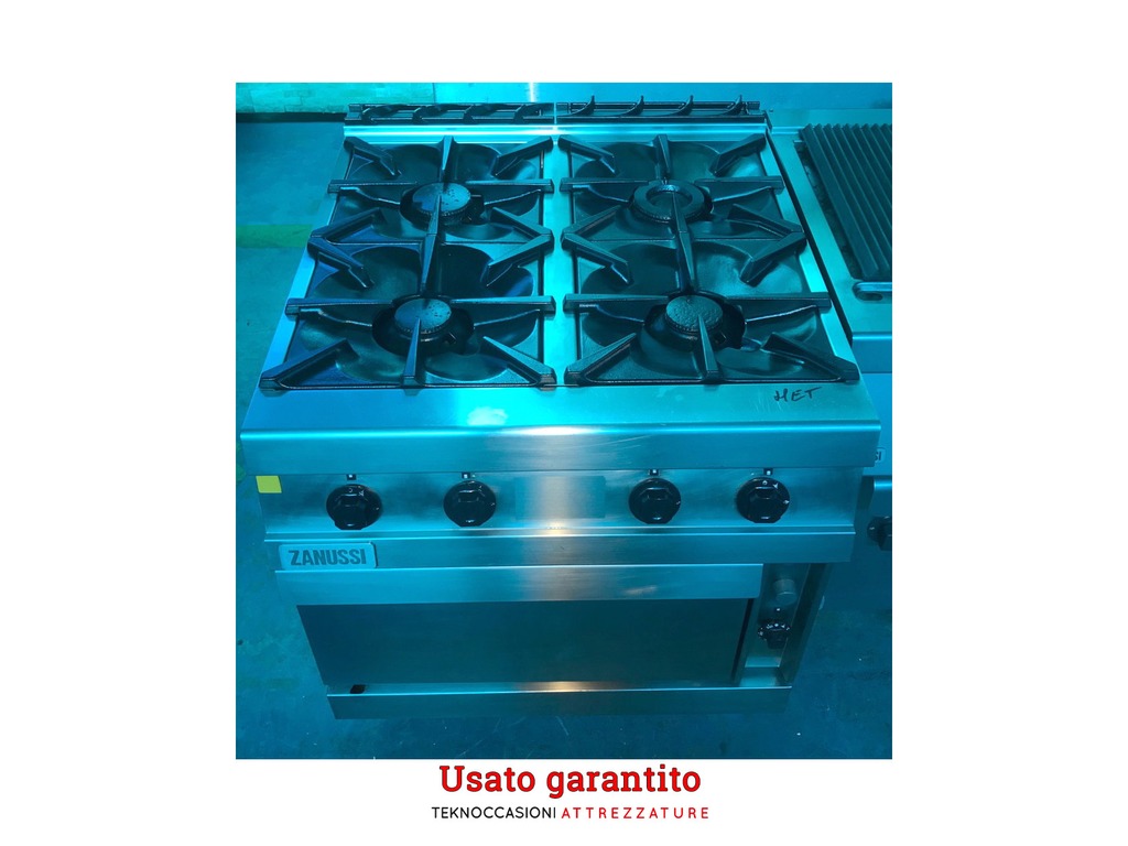 Cucina 4 fuochi con forno a gas Zanussi in vendita - foto 3