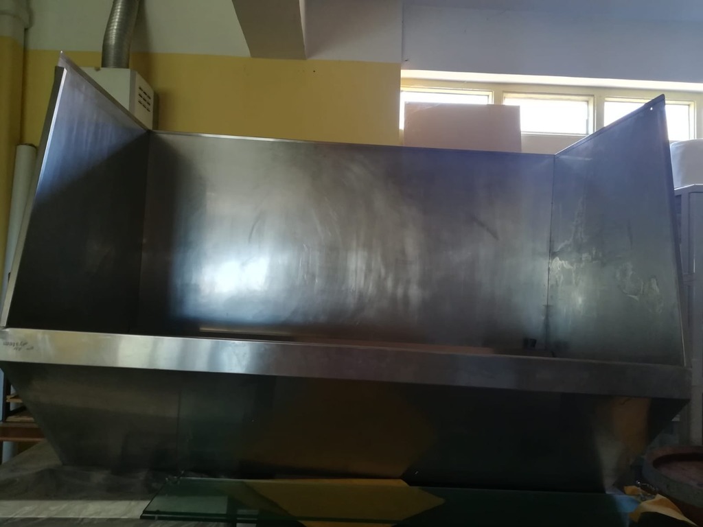 cappa aspiratrice completa di lamiera, motore e luce al neon in vendita - foto 1