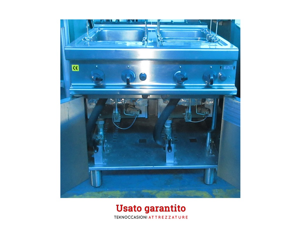 Cuoci pasta a gas Zanussi 2 vasche in vendita - foto 2