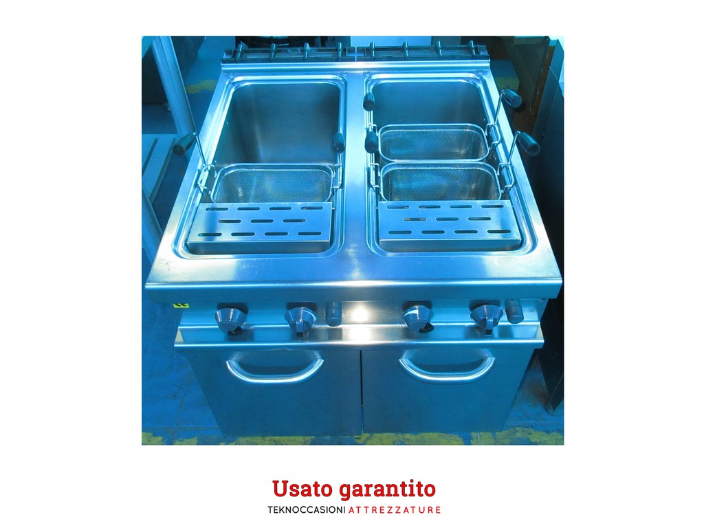 Cuoci pasta a gas Zanussi 2 vasche in vendita - foto 3
