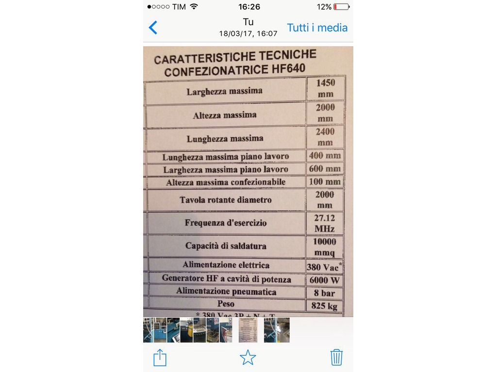 Saldatrice alta frequenza per blister in vendita - foto 2