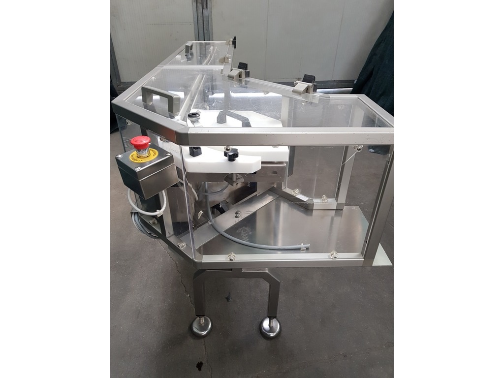 NASTRO TRASPORTATORE A TAPPETO IN ACCIAIO INOX CON CURVA A 90° (COD. MF-PK-NAS-196) in vendita - foto 2