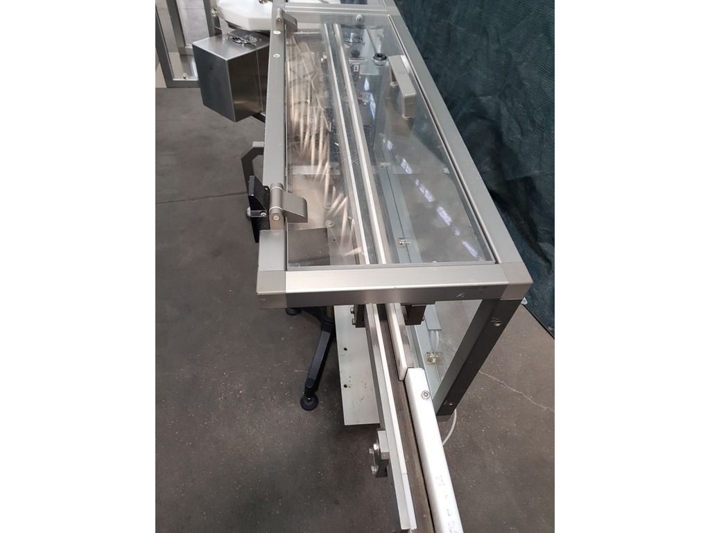 NASTRO TRASPORTATORE A TAPPETO IN ACCIAIO INOX CON CURVA A 90° (COD. MF-PK-NAS-196) in vendita - foto 4