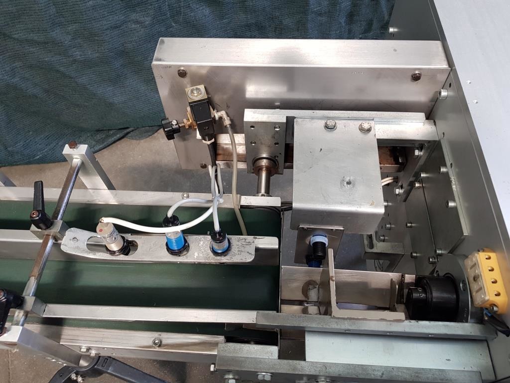 NASTRO TRASPORTATORE IN ACCIAIO INOX CON RIBALTATORE FLACONI (COD. MF-PK-NAS-197) in vendita - foto 5