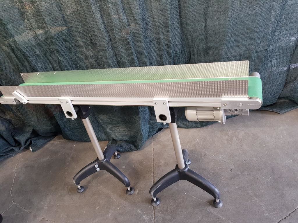 NASTRO TRASPORTATORE A TAPPETO MOTORIZZATO IN ACCIAIO INOX (COD. MF-PK-NAS-205) in vendita - foto 2