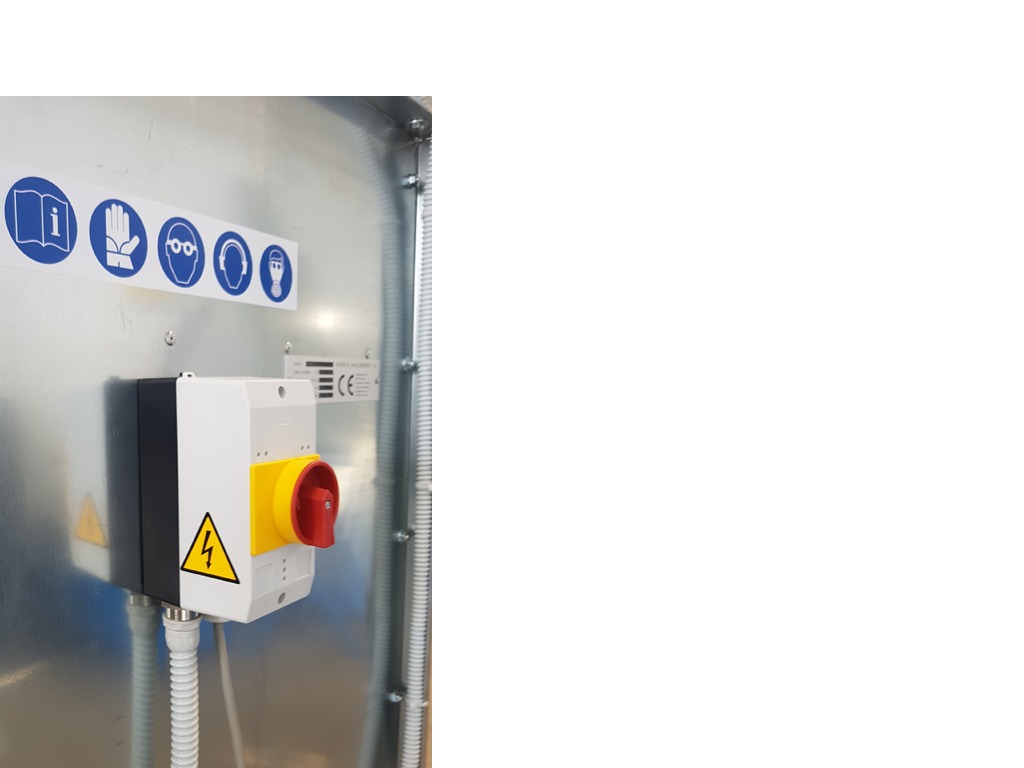 CABINA DI VERNICIATURA A SECCO 1 MT USATA MOSTRA FIERA in vendita - foto 4