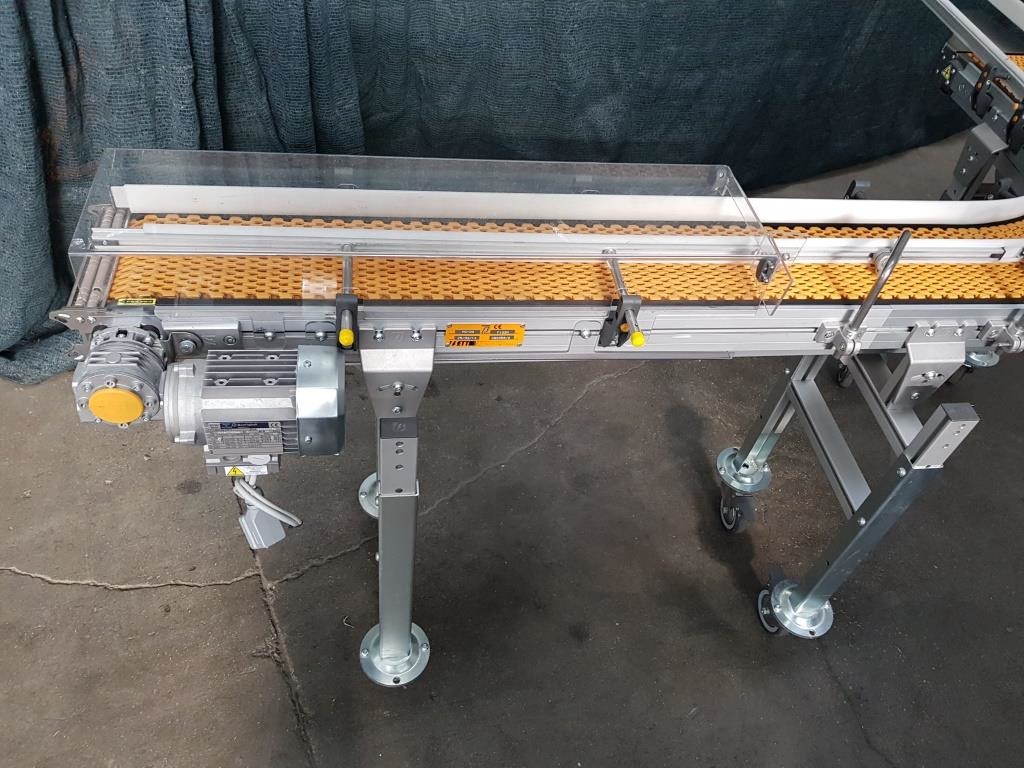 NASTRO TRASPORTATORE MOTORIZZATO CURVA A 90° BETT SISTEMI SERIE MC103 B-FLEX (MF-PK-NAS-206) in vendita - foto 3