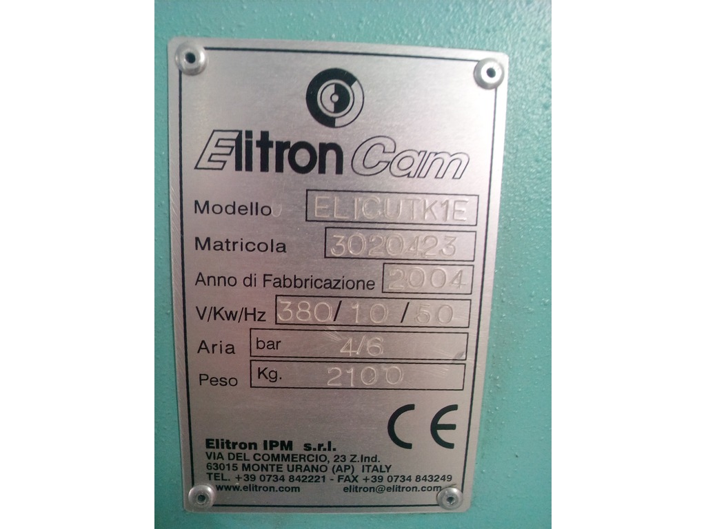 macchina da taglio Elitron ELICUT in vendita - foto 1