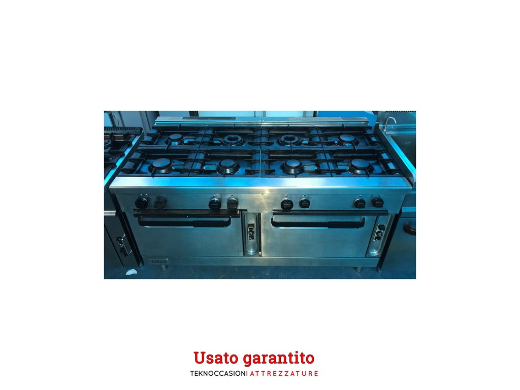 Cucina 8 fuochi con doppio forno a gas Zanussi in vendita - foto 1