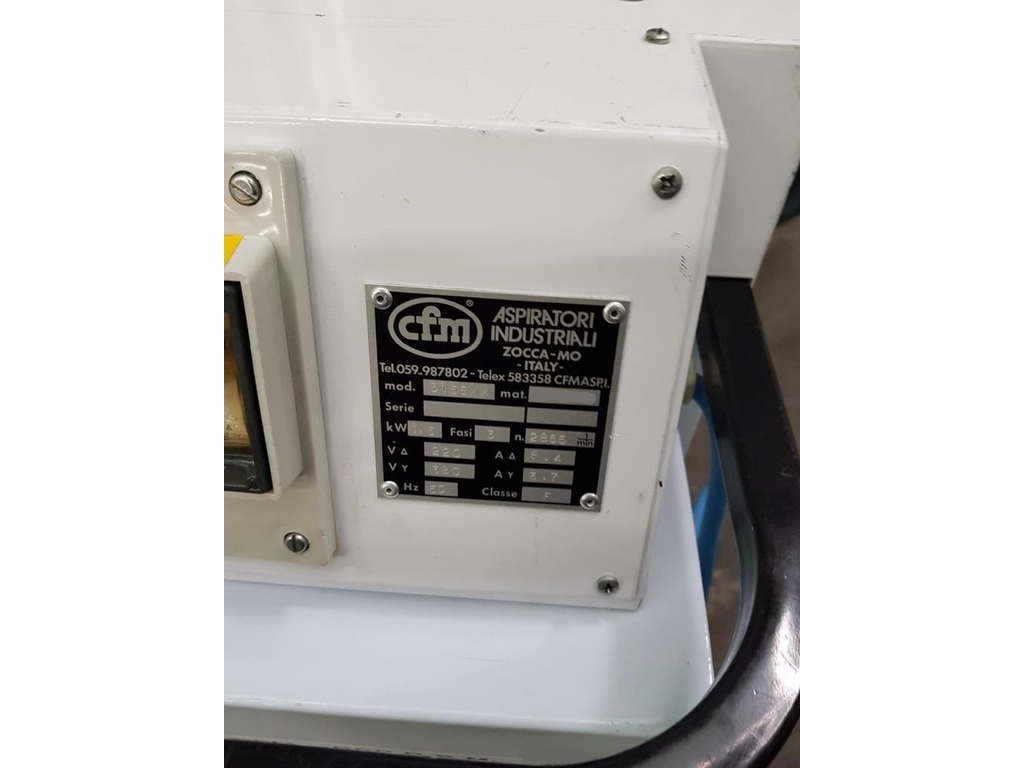ASPIRATORE INDUSTRIALE PER POLVERI CFM Mod. 3156XX (COD. IND-PR-ASP-34) in vendita - foto 3
