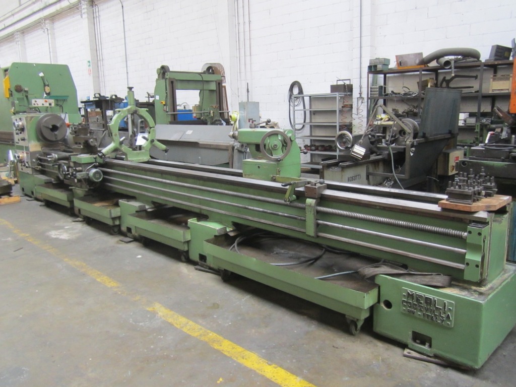 TORNIO PARALLELO MERLI MOD. CLOVIS 28 DISTANZA PUNTE 6000 mm in vendita - foto 3