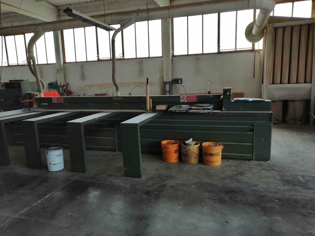 Sezionatrice per legno e alluminio Steton completa di aspirazione in vendita - foto 3