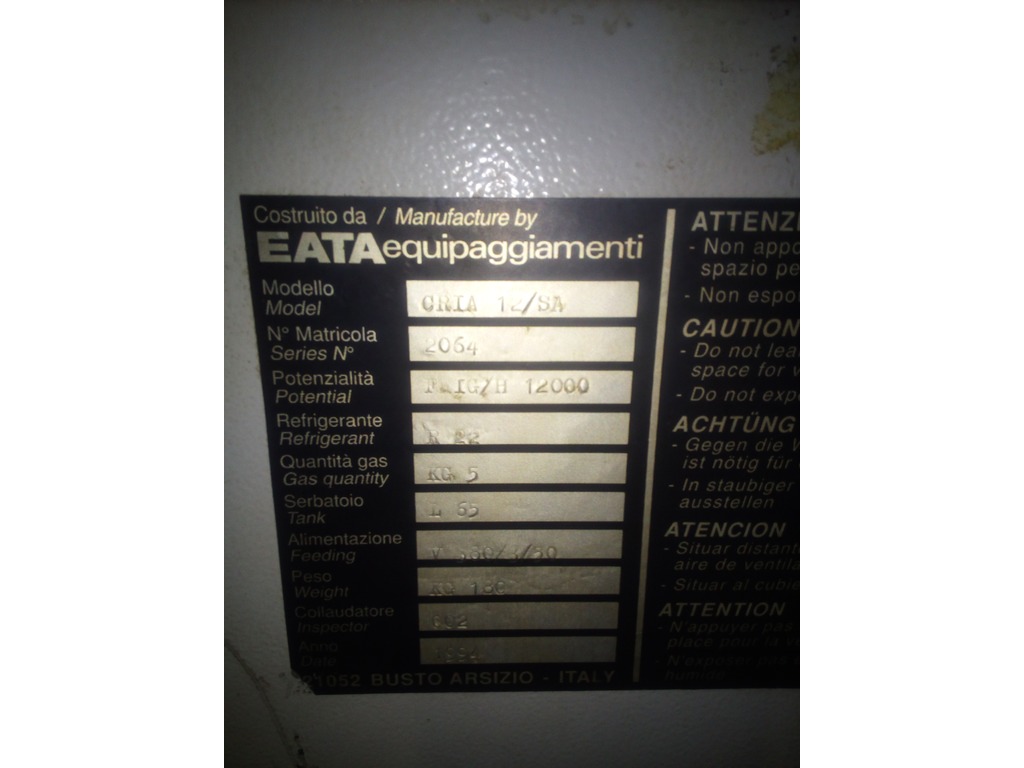 Chiller Eata CRIA 12/SA in vendita - foto 2