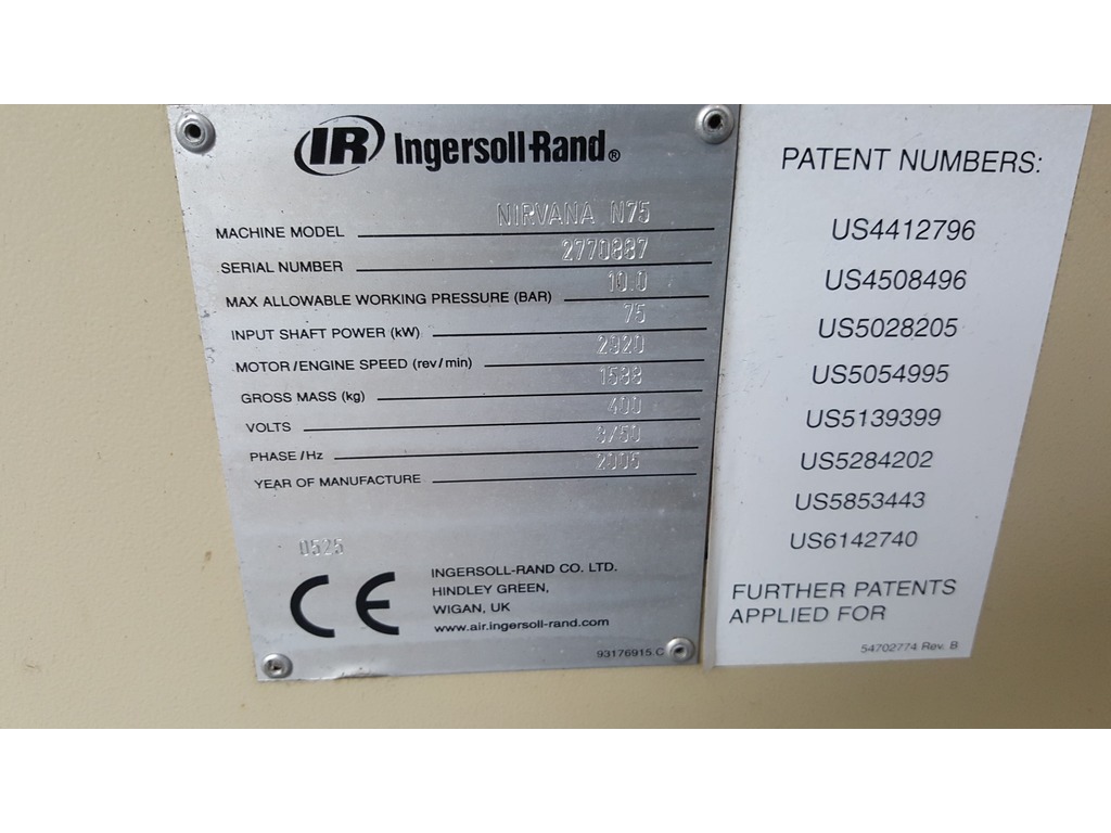 NIRVANA 75  INGERSOLL-RAND in vendita - foto 2