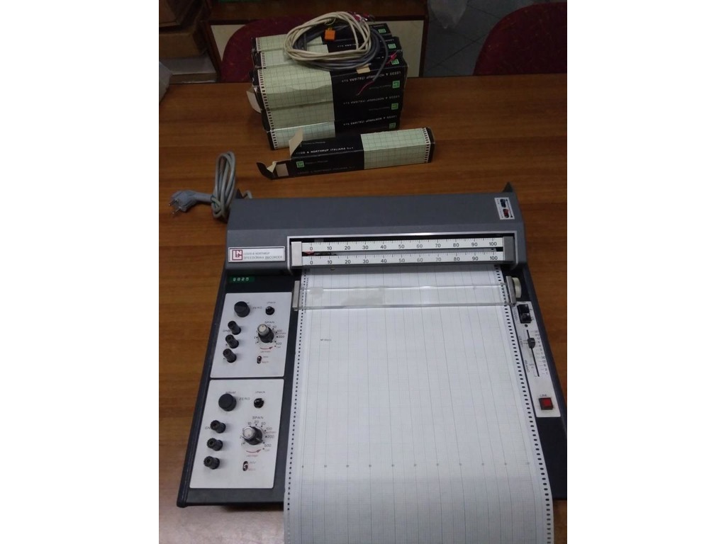 REGISTRATORE DI GRAFICI – LEEDS &amp; NORTHRUP ITALIANA SPEEDOMAX XL 682 (LAB-REGI-9) in vendita - foto 1