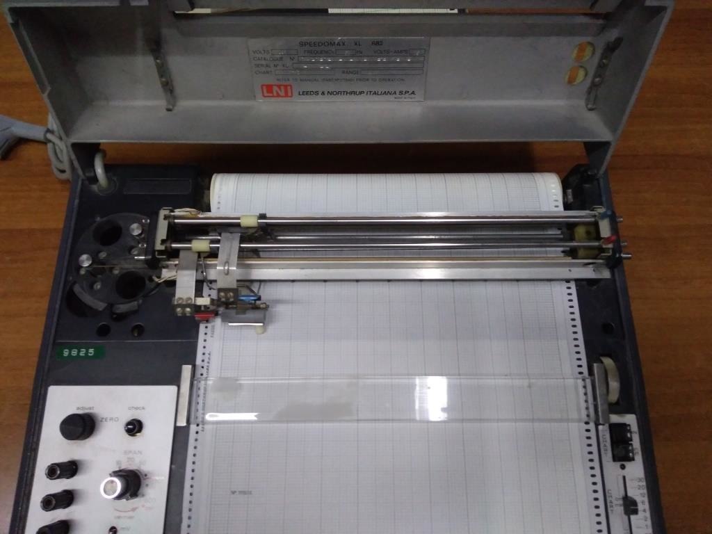 REGISTRATORE DI GRAFICI – LEEDS &amp; NORTHRUP ITALIANA SPEEDOMAX XL 682 (LAB-REGI-9) in vendita - foto 5