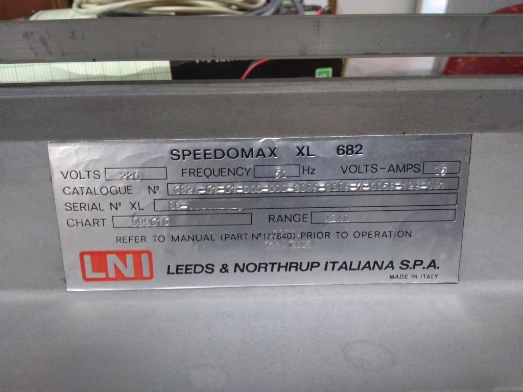 REGISTRATORE DI GRAFICI – LEEDS &amp; NORTHRUP ITALIANA SPEEDOMAX XL 682 (LAB-REGI-9) in vendita - foto 6