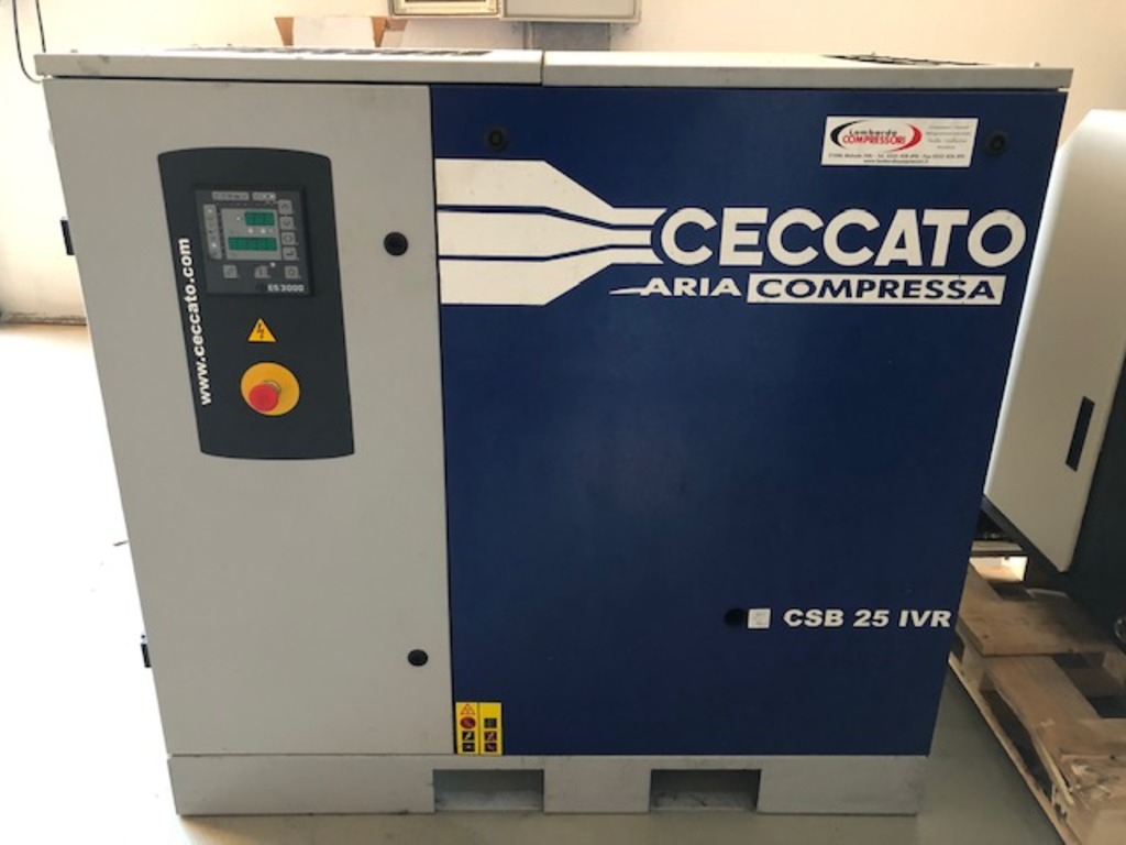Compressore rotativo usato Ceccato Mod. CSB 25 hp Inverter in vendita - foto 1