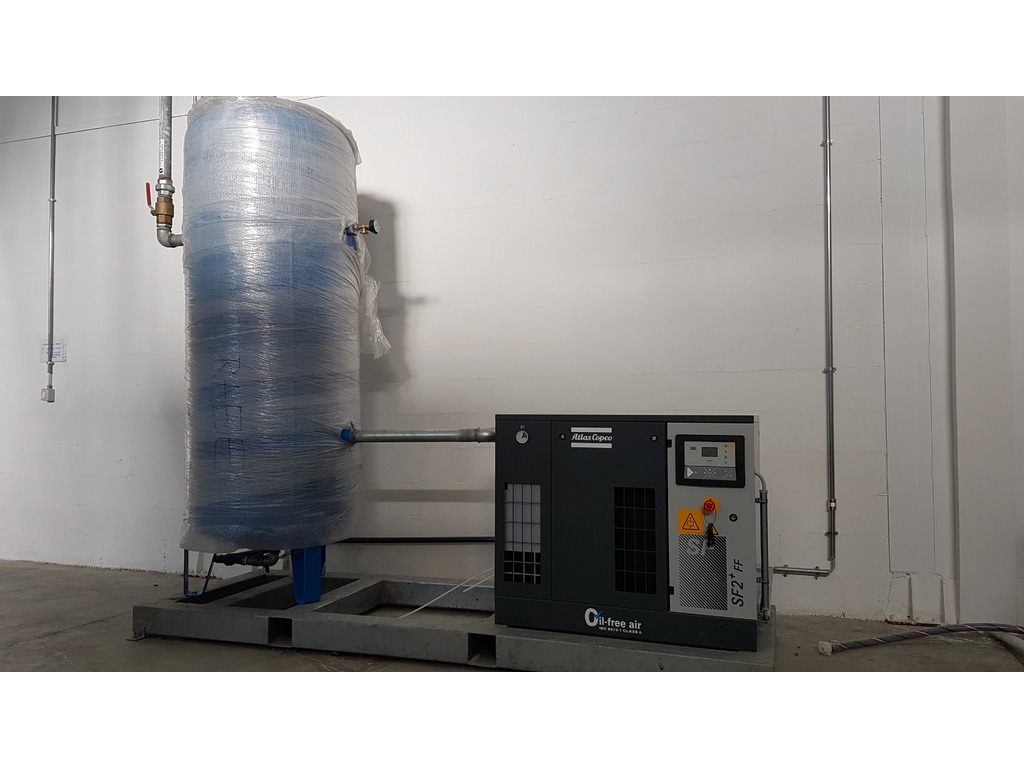 Compressore Atlas Copco “Scroll” oil- free – 8 bar in vendita - foto 1