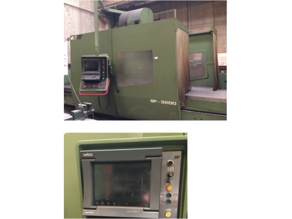 Fresatrice MTE bf 3200. Corse 3000x1500x1200 testa automatica e magazino utensili in vendita - foto 1
