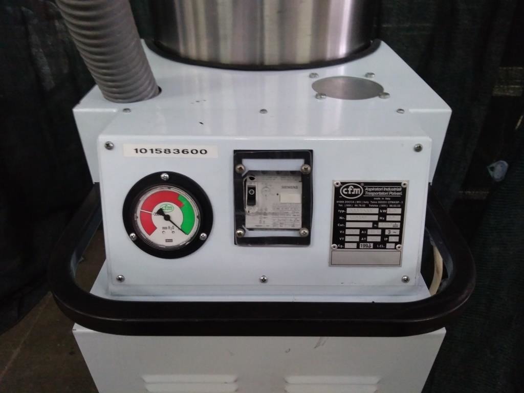 ASPIRATORE INDUSTRIALE PER POLVERI – CFM – MOD. 3156AXX (COD. IND-PR-ASP-37) in vendita - foto 3