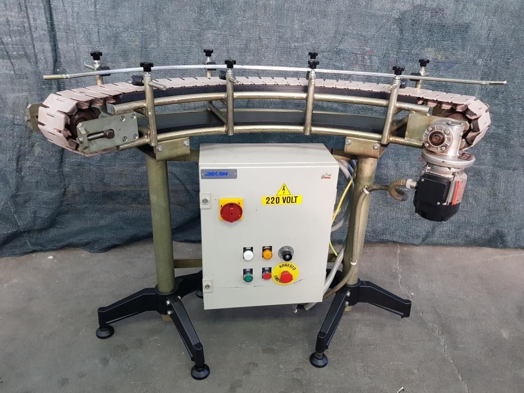 NASTRO TRASPORTATORE CURVO A TAPPARELLE MOTORIZZATO CON VARIATORE DI VELOCITA’ (COD. MF-PK-NAS-221) in vendita - foto 1