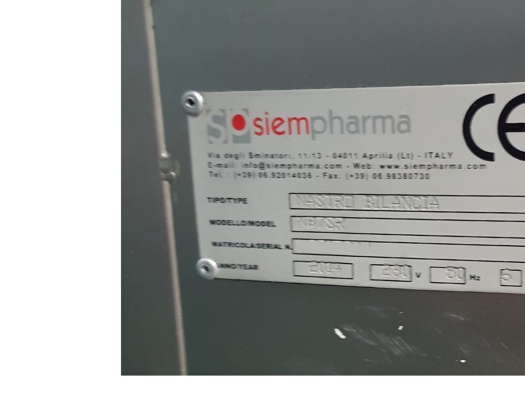 NASTRO BILANCIA – SIEMPHARMA – MOD. NB7SR (COD. MF-PK-NAS-226) in vendita - foto 3