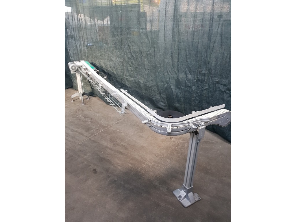NASTRO TRASPORTATORE CURVO MOTORIZZATO FLEX LINK (COD. MF-PK-NAS-230) in vendita - foto 1