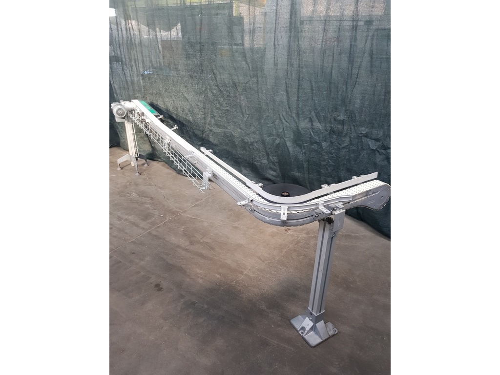 NASTRO TRASPORTATORE CURVO MOTORIZZATO FLEX LINK (COD. MF-PK-NAS-230) in vendita - foto 5