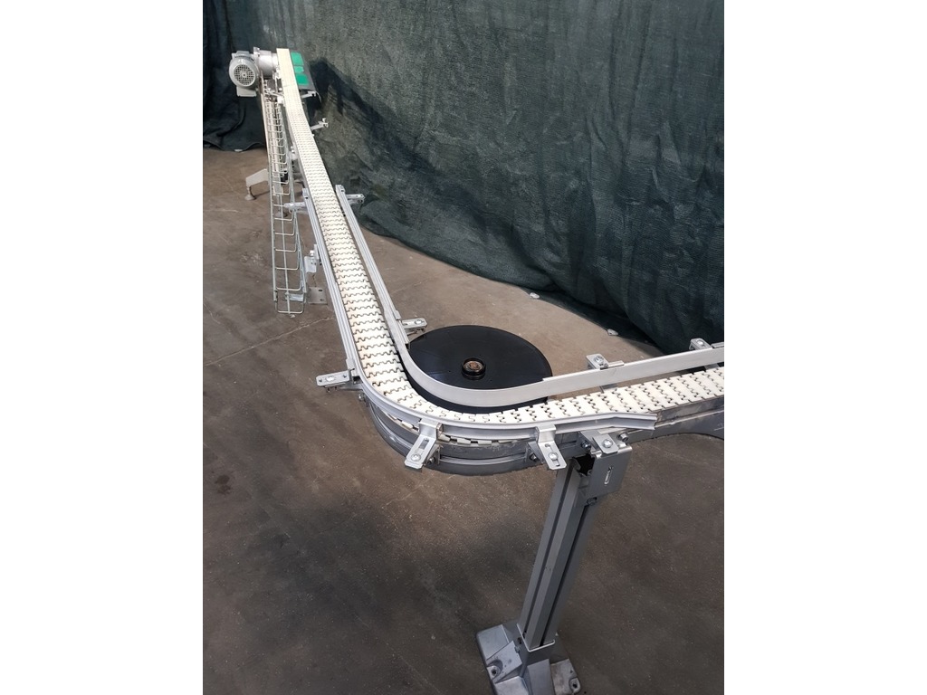NASTRO TRASPORTATORE CURVO MOTORIZZATO FLEX LINK (COD. MF-PK-NAS-230) in vendita - foto 6