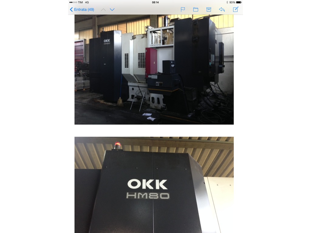 Centro di lavoro orizzontale OKK HM 80 in vendita - foto 2