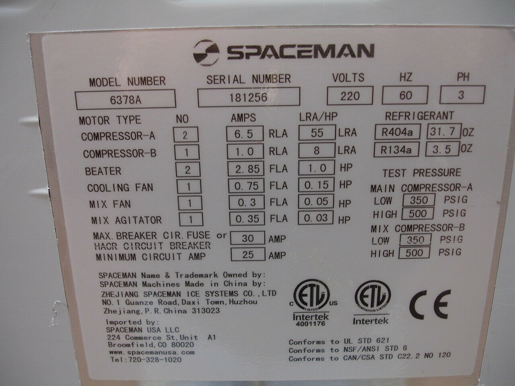 Macchina Gelato Spaceman 6378AH 3Ph NOVITÀ! in vendita - foto 6