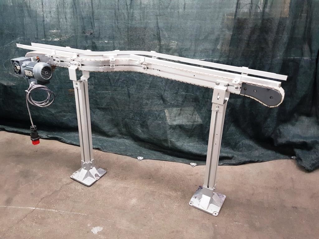 NASTRO TRASPORTATORE CURVO A TAPPARELLE MOTORIZZATO – FLEXLINK (COD. MF-PK-NAS-239) in vendita - foto 1