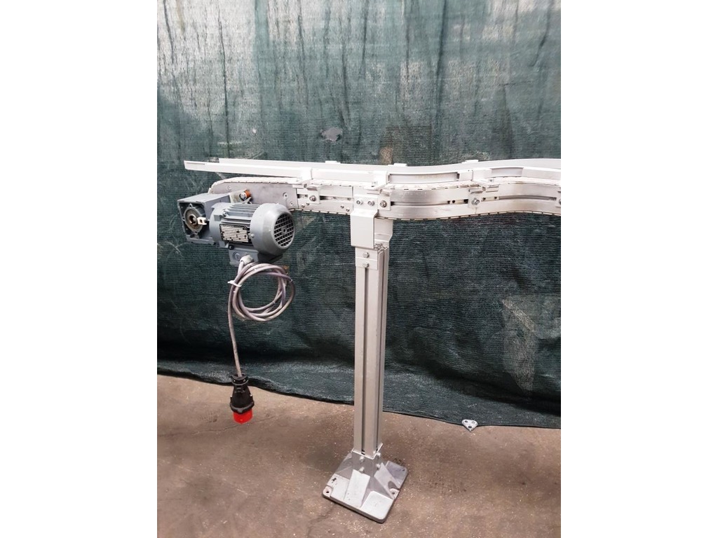 NASTRO TRASPORTATORE CURVO A TAPPARELLE MOTORIZZATO – FLEXLINK (COD. MF-PK-NAS-239) in vendita - foto 2
