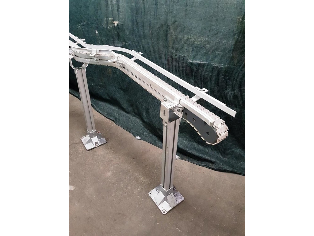 NASTRO TRASPORTATORE CURVO A TAPPARELLE MOTORIZZATO – FLEXLINK (COD. MF-PK-NAS-239) in vendita - foto 5