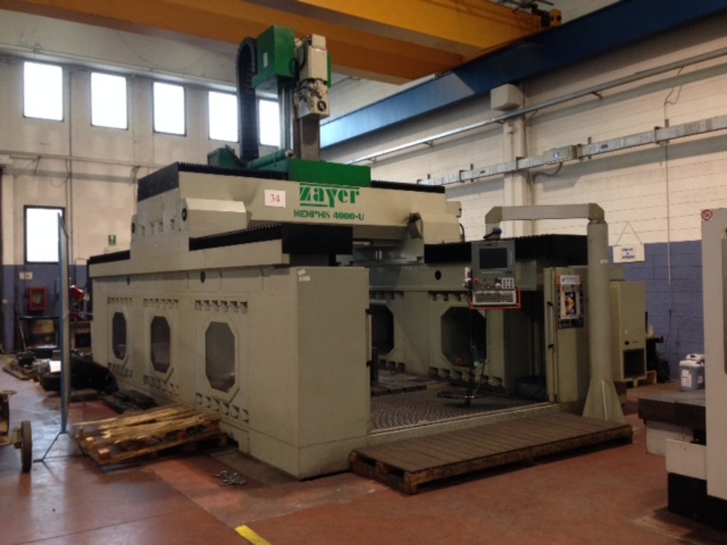 FRESATRICE A PORTALE ZAYER MEMPHYS 4000-U CAMBIO TESTE AUTOMATICO in vendita - foto 1