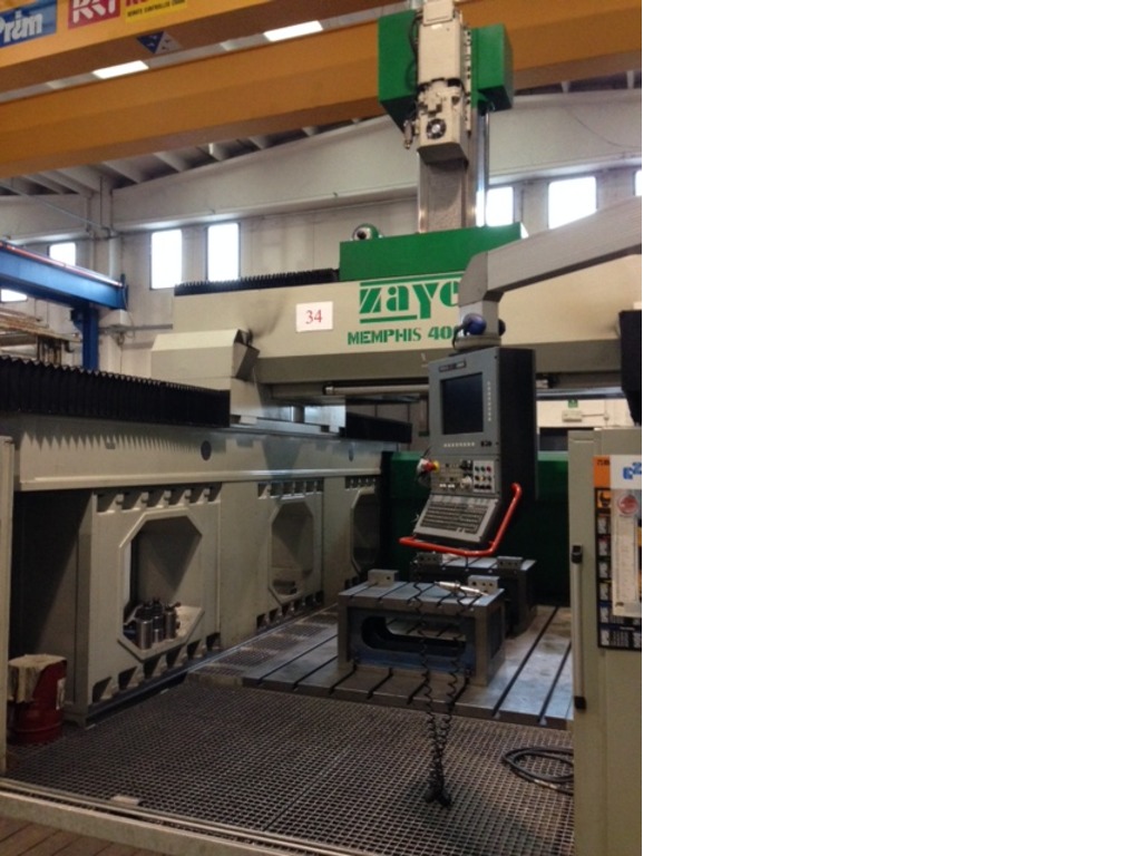 FRESATRICE A PORTALE ZAYER MEMPHYS 4000-U CAMBIO TESTE AUTOMATICO in vendita - foto 3