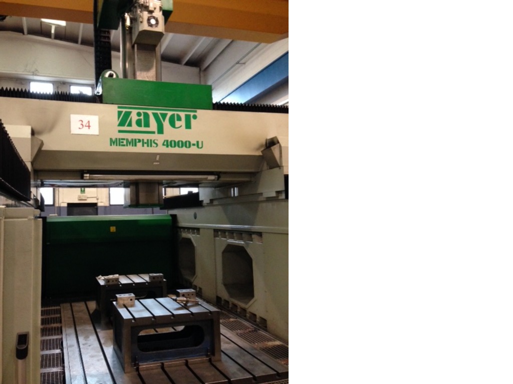 FRESATRICE A PORTALE ZAYER MEMPHYS 4000-U CAMBIO TESTE AUTOMATICO in vendita - foto 4