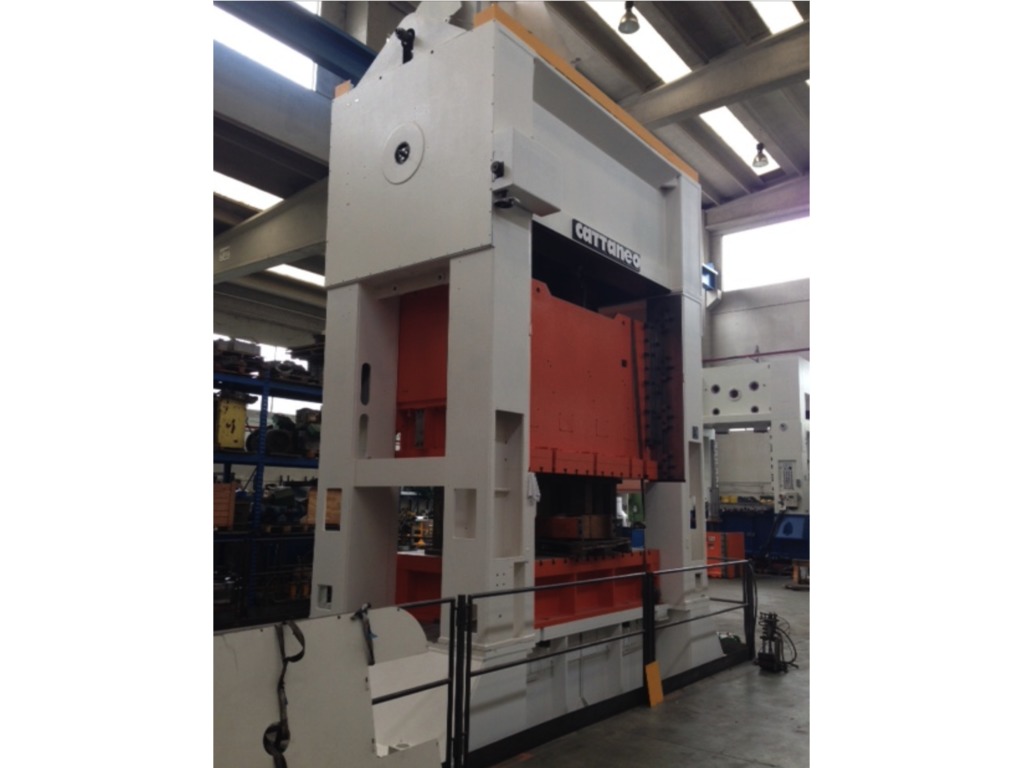 PRESSA MECCANICA CATTANEO 650 TON CON PIANO MOBILE in vendita - foto 2