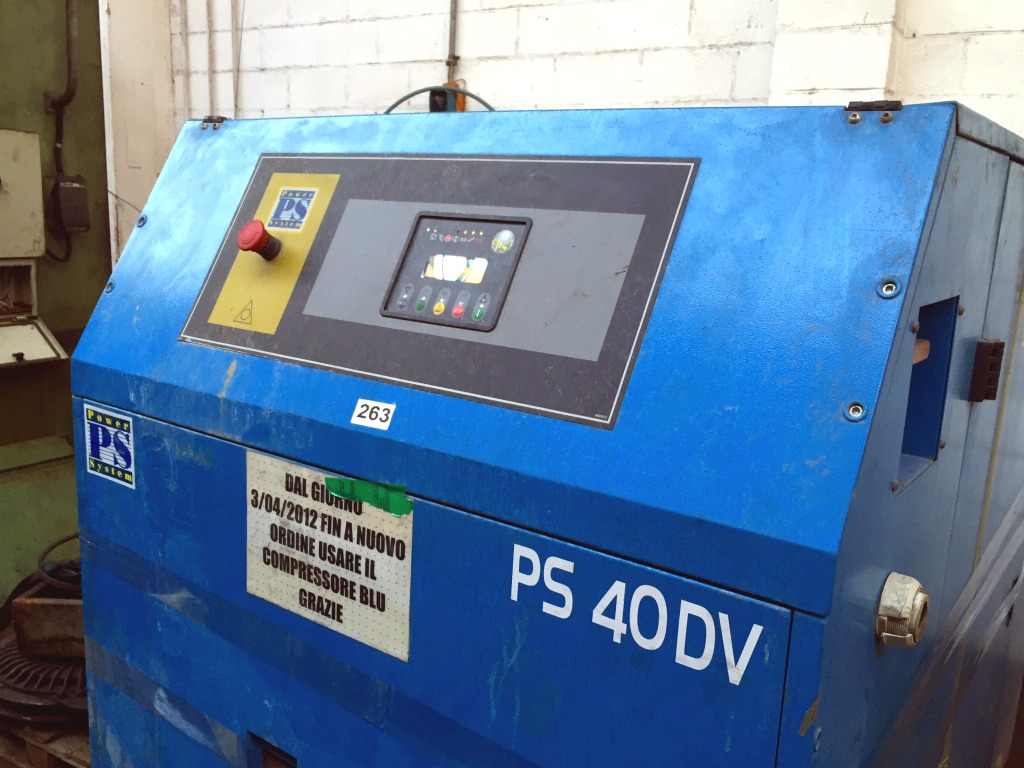 COMPRESSORE D’ARIA POWER SYSTEM A VITE MODELLO PS 40 DV in vendita - foto 4