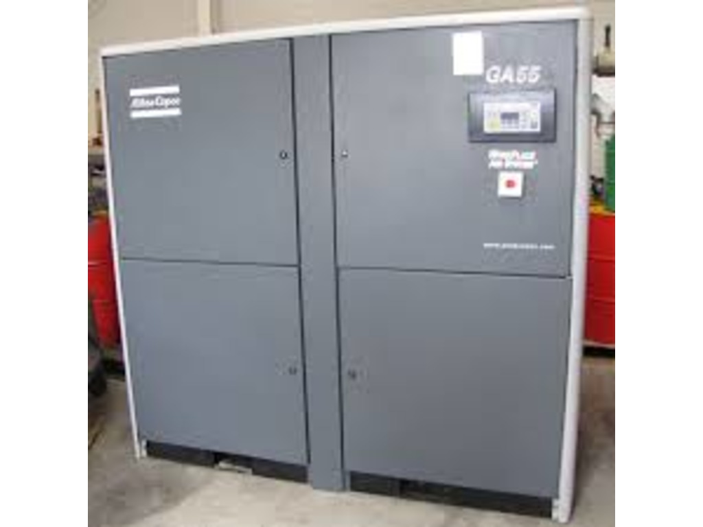 Compressore a vite usato Atlas Copco GA 55 kw - 7,5 bar in vendita - foto 1