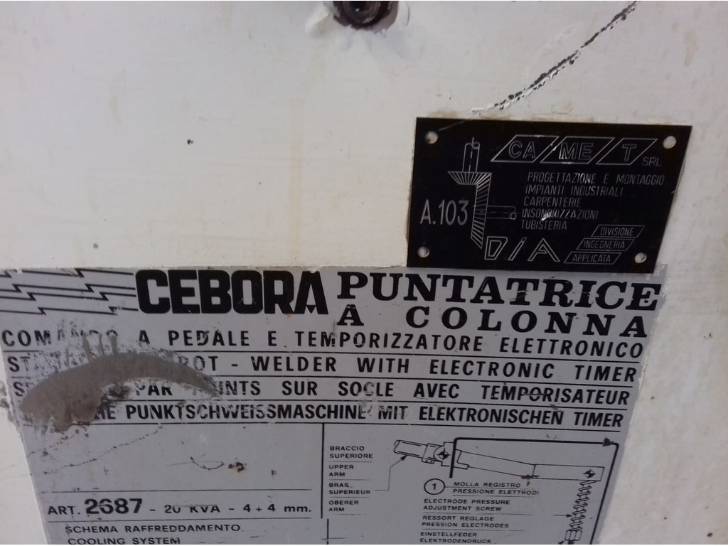 PUNTATRICE CEBORA ART.2687 20KVA 4+4 mm in vendita - foto 3