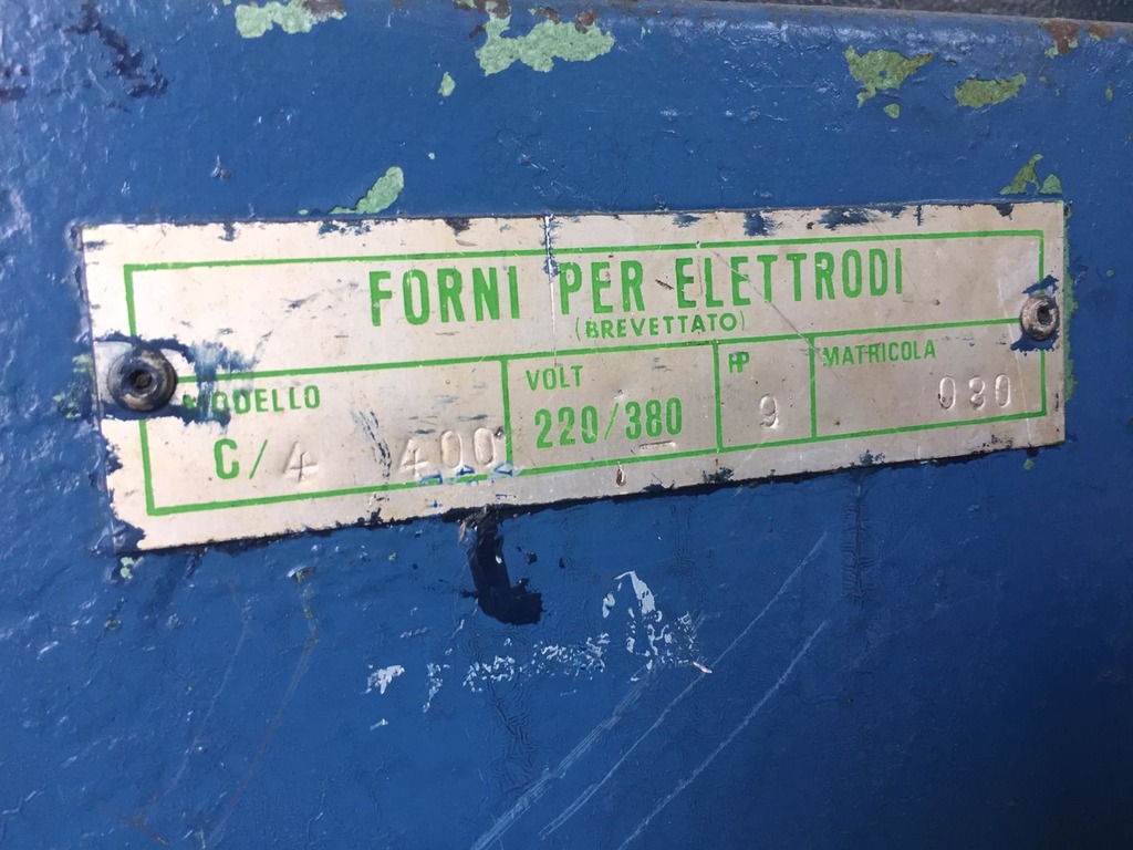 Forno scalda elettrodi in vendita - foto 3