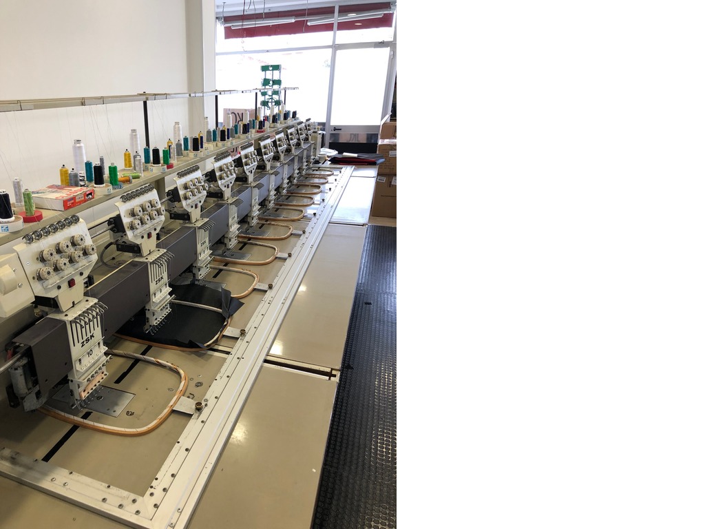 MACCHINA RICAMO 10 TESTE ZSK in vendita - foto 3
