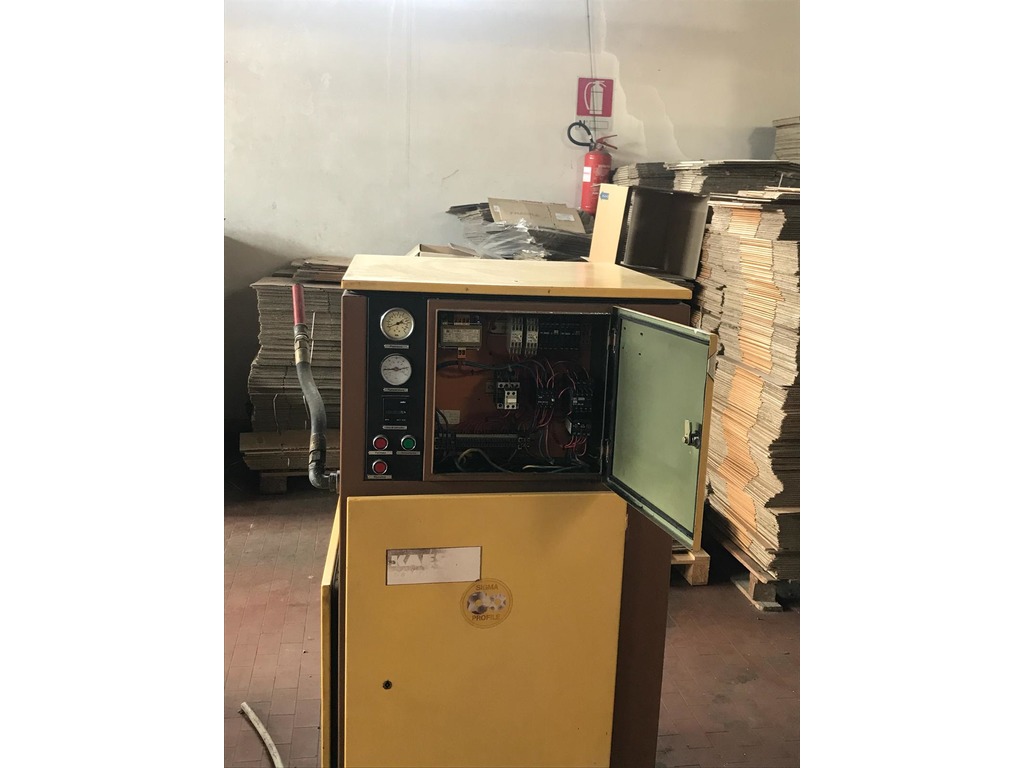 Compressore ruotativo per aria compressa con serbatoi e accessori per manutenzione in vendita - foto 4
