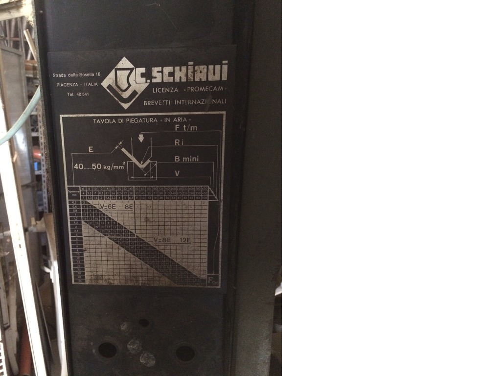 Pressa idraulica SCHIAVI  modello RG 50/20 in vendita - foto 2
