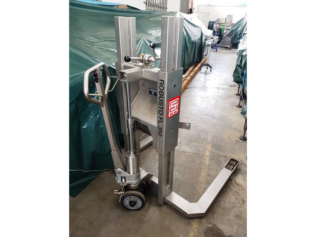 TRANSPALLET PER SOLLEVAMENTO/RIBALTAMENTO FUSTINI SCHNEIDER ROBUSTO FL 350 (MF-PK-CARR-22) in vendita - foto 1