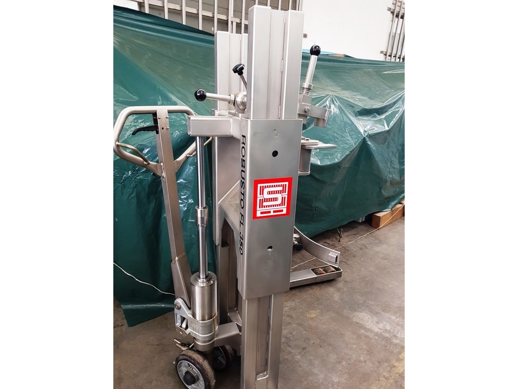 TRANSPALLET PER SOLLEVAMENTO/RIBALTAMENTO FUSTINI SCHNEIDER ROBUSTO FL 350 (MF-PK-CARR-22) in vendita - foto 2