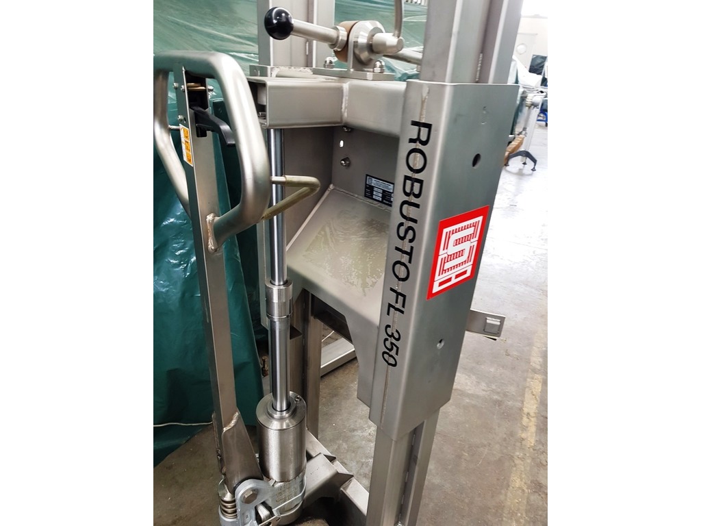TRANSPALLET PER SOLLEVAMENTO/RIBALTAMENTO FUSTINI SCHNEIDER ROBUSTO FL 350 (MF-PK-CARR-22) in vendita - foto 9